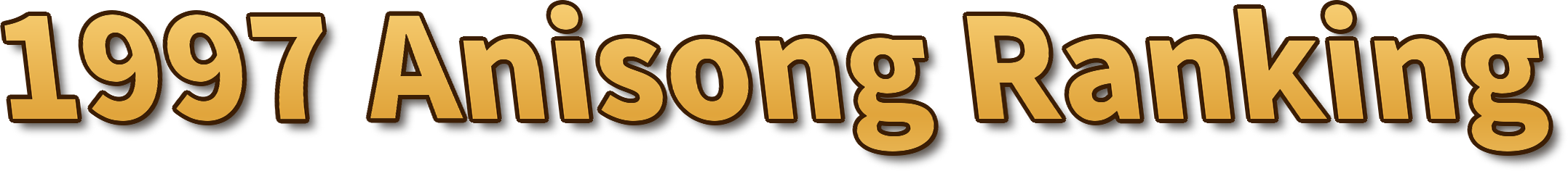 1997 Anisong Ranking